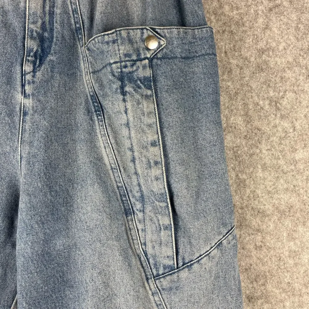 Isabel Marant Kerris Jeans Womens FR40 US8 Light Wash High Rise‎ Tapered FLAW